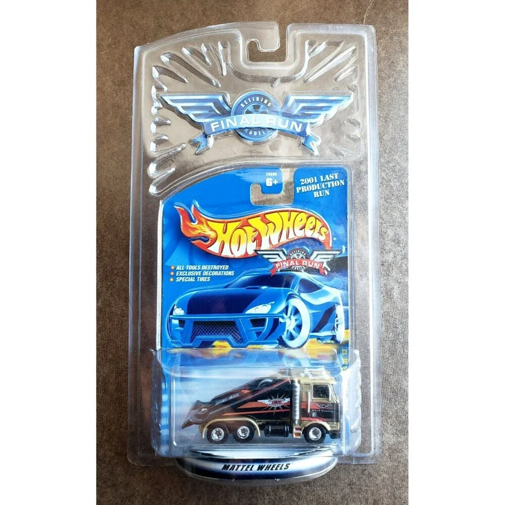Hot Wheels RAMP TRUCK GOLD 4/12 FINAL RUN SERIE 2001 Last Production REAL RIDERS